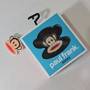 NWT Paul Frank All Over Print Brand Monkey Socks